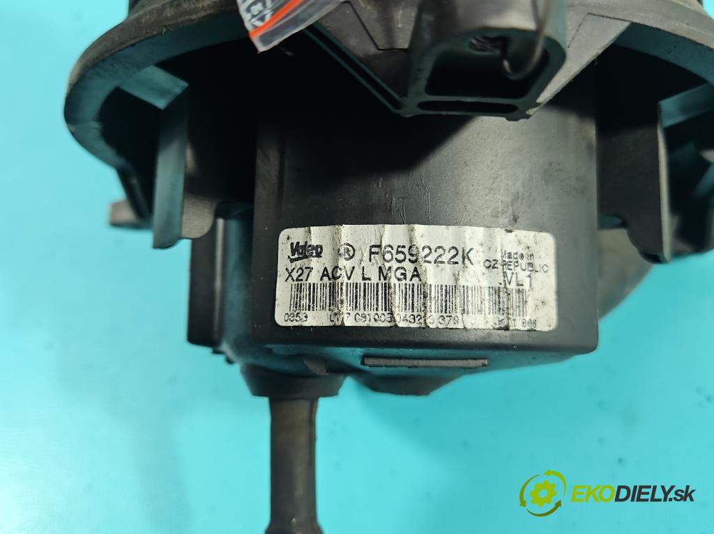 Vw LT II 1996-2006 2.5 tdi 109 HP manual 80 kW 2461 cm3 5- ventilátor vzduchu F659222K