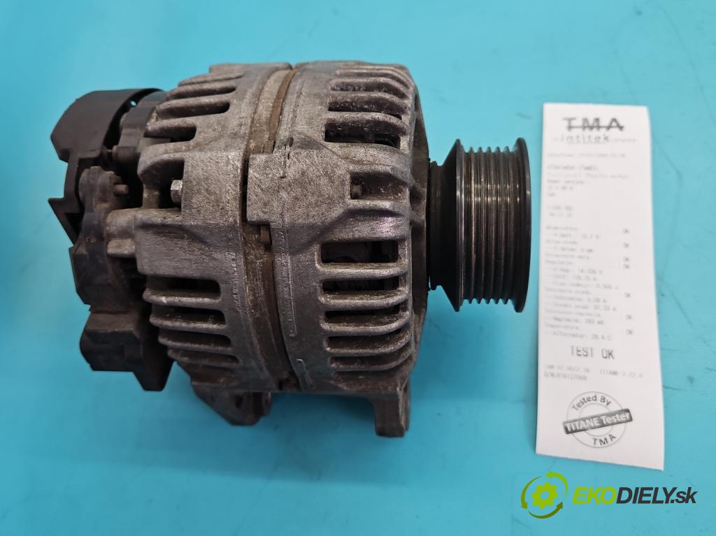 Vw LT II 1996-2006 2.5 tdi 109 HP manual 80 kW 2461 cm3 5- Alternator 0124325004 (Alternátor)