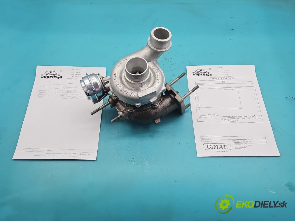 Vw LT II 1996-2006 2.5 tdi 109 HP manual 80 kW 2461 cm3 5- turbodúchadlo, turbo repasovaná 454205-6