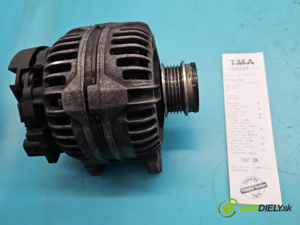 Audi A6 C5 1997-2004 1.9 tdi 110 HP manual 81 kW 1896 cm3 5- Alternator  (Alternátor)