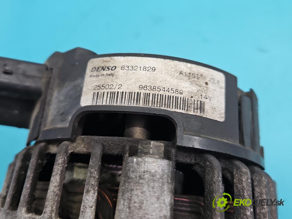 Peugeot 307 1.4 8V 75 HP manual 55 kW 1360 cm3 5- Alternator 9638544580 (Alternátor)