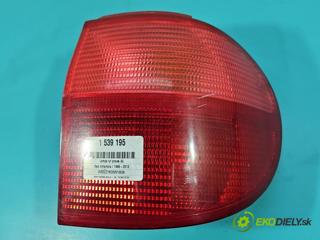 Seat Alhambra I 1996-2010 1.9 tdi 110 HP manual 81 kW 1896 cm3 5- svetlo / reflektor zadné pravé  (Kľučka dverí ostatné)