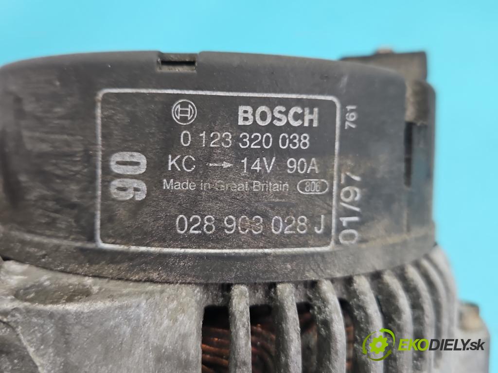Seat Alhambra I 1996-2010 1.9 tdi 110 HP manual 81 kW 1896 cm3 5- Alternator 028903028J (Alternátor)