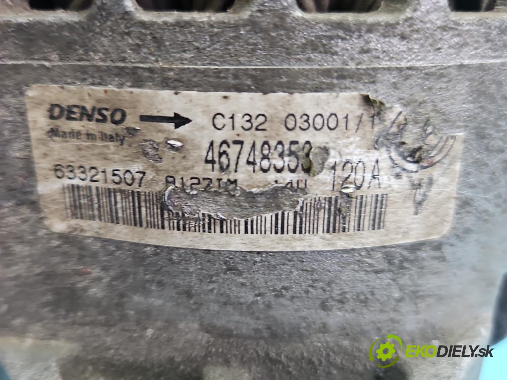 Fiat Brava I 1995-2001 1.9 jtd 105 HP manual 77 kW 1910 cm3 5- Alternator 46748353 (Alternátor)