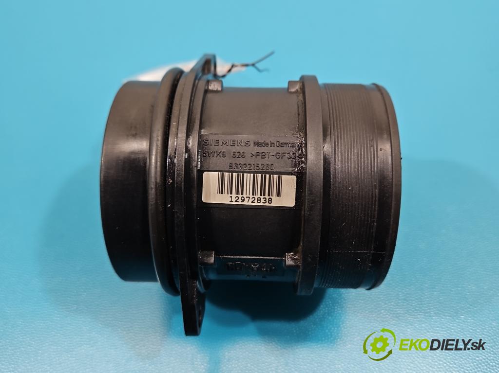 Citroen C8 2002-2014 2.0 hdi 109 HP manual 80 kW 1997 cm3 5- průtokoměr: 5WK9628 (Váha vzduchu)