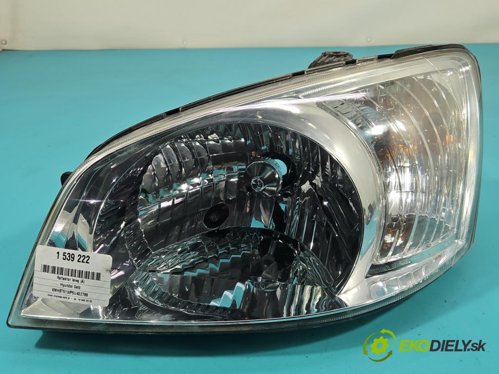 Hyundai Getz 1.5 crdi 82 HP manual 60 kW 1499 cm3 5- Reflektor: ľavý  (Kľučka dverí ostatné)