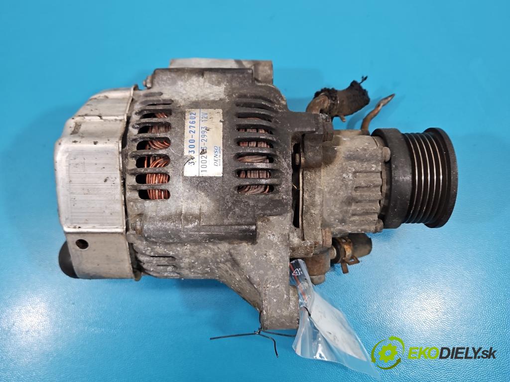 Hyundai Getz 1.5 crdi 82 HP manual 60 kW 1499 cm3 5- Alternator 37300-27602 (Alternátor)