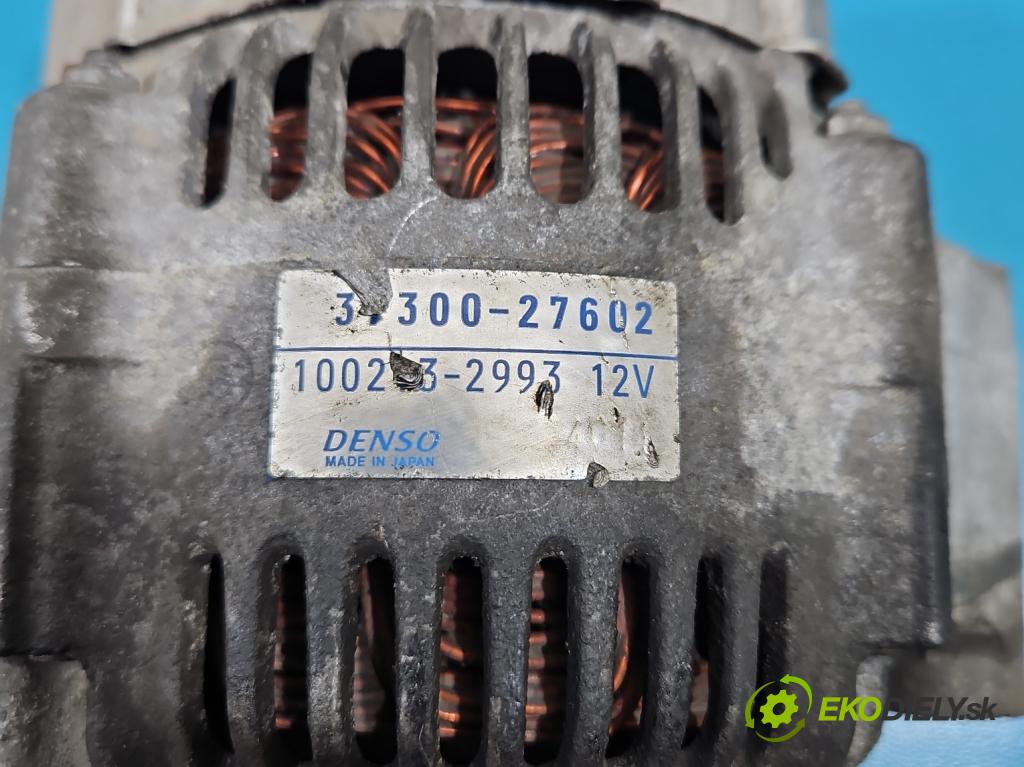 Hyundai Getz 1.5 crdi 82 HP manual 60 kW 1499 cm3 5- Alternator 37300-27602 (Alternátor)