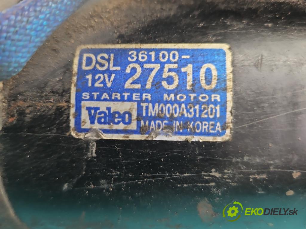 Hyundai Getz 1.5 crdi 82 HP manual 60 kW 1499 cm3 5- štartér 36100-27510 (Štartér)