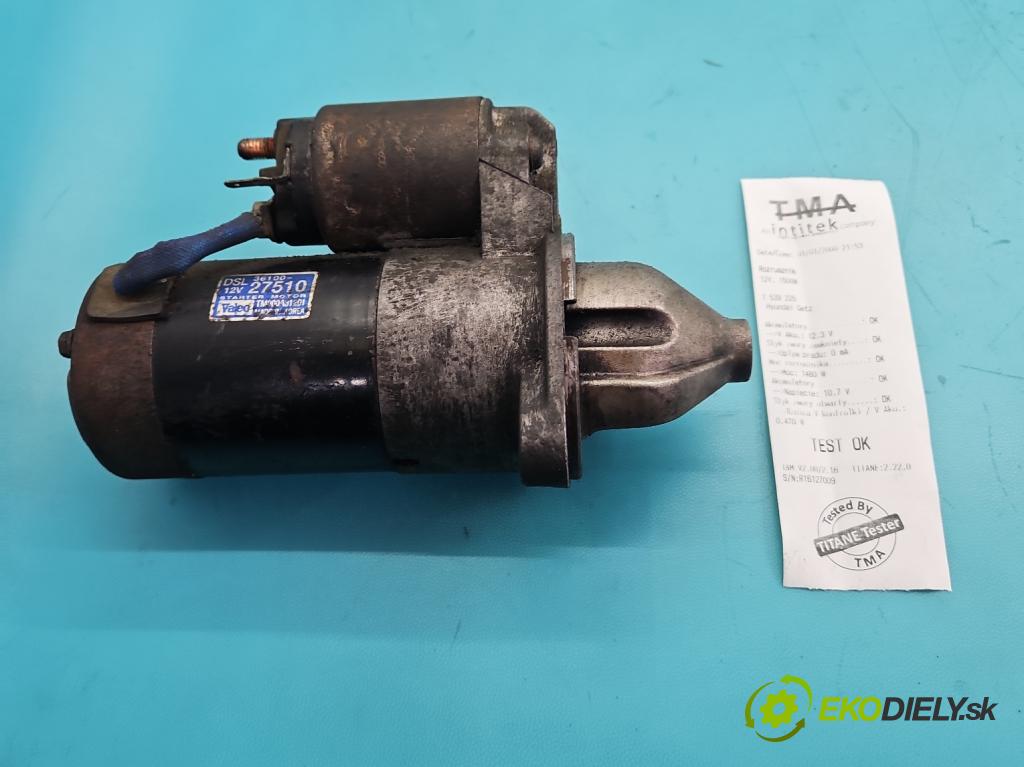 Hyundai Getz 1.5 crdi 82 HP manual 60 kW 1499 cm3 5- štartér 36100-27510 (Štartér)