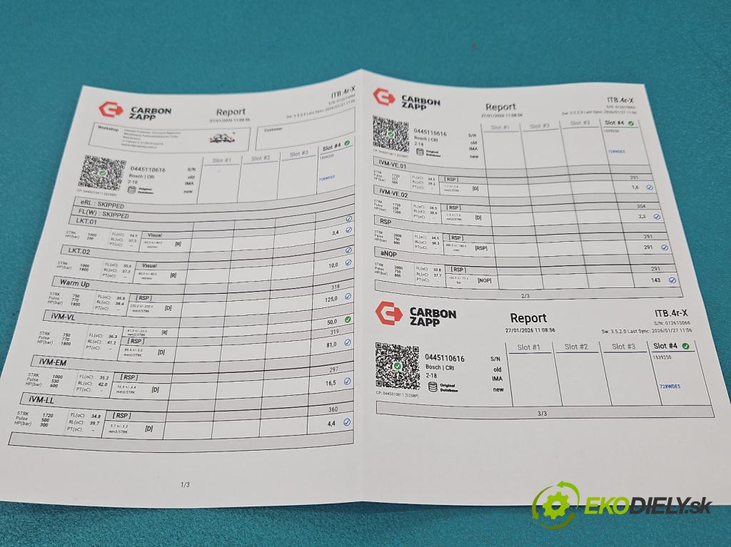 Bmw X5 F15 2013-2018 3.0d 258 HP automatic 190 kW 2993 cm3 5- vstrek 0445110616 (Vstrekovač paliva)