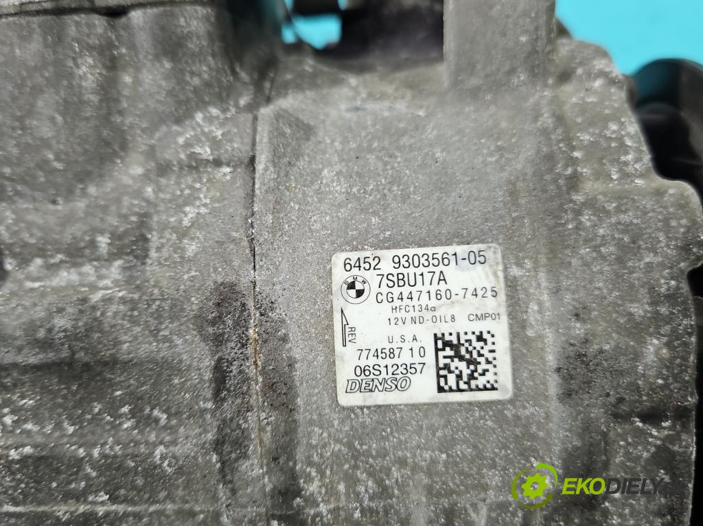 Bmw X5 F15 2013-2018 3.0d 258 HP automatic 190 kW 2993 cm3 5- Kompresor: klimatizácie 9303561 (Kompresor klimatizácie)