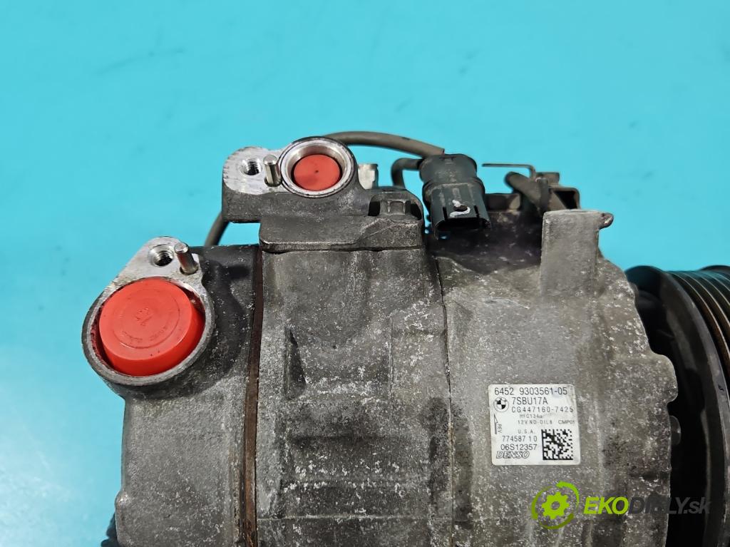 Bmw X5 F15 2013-2018 3.0d 258 HP automatic 190 kW 2993 cm3 5- Kompresor: klimatizácie 9303561 (Kompresor klimatizácie)