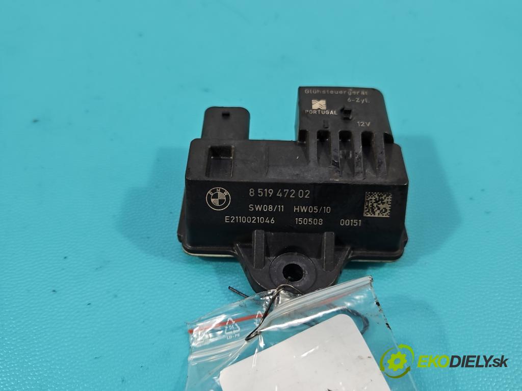 Bmw X5 F15 2013-2018 3.0d 258 HP automatic 190 kW 2993 cm3 5- Relé: svíčky: zařicích: 8519472 (Relé)