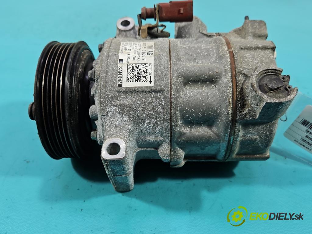 Skoda Scala 2019- 1.0 tsi 114 HP manual 84 kW 999 cm3 5- Kompresor: klimatizácie 3Q0816803E (Kompresor klimatizácie)