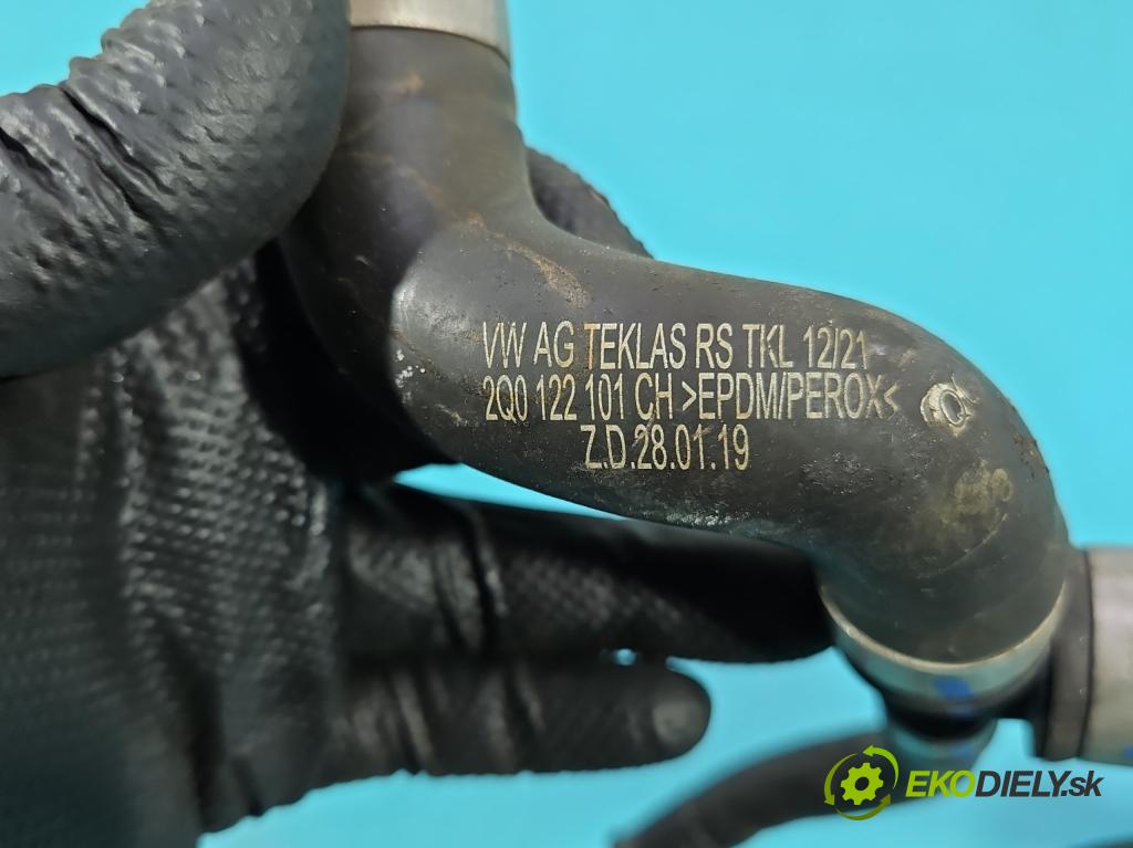 Skoda Scala 2019- 1.0 tsi 114 hp manual 84 kW 999 cm3 5- trubka systému chłodzenia 2Q0122101CH