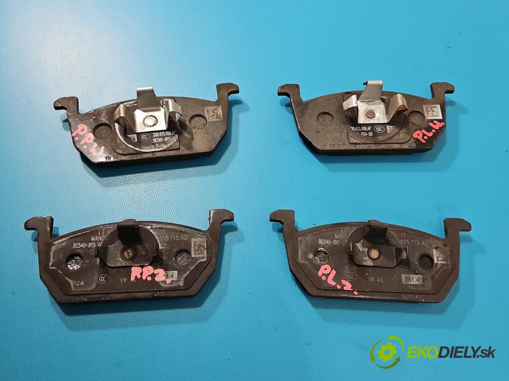 Skoda Scala 2019- 1.0 tsi 114 hp manual 84 kW 999 cm3 5- Štíty: posilovač přední 2Q0615301H