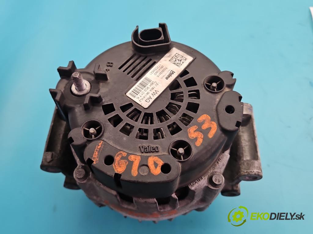 Audi Q5 2008-2016 2.0 TFSI 224hp automatic 165 kW 1984 cm3 5- Alternator 06H903017K (Alternátor)