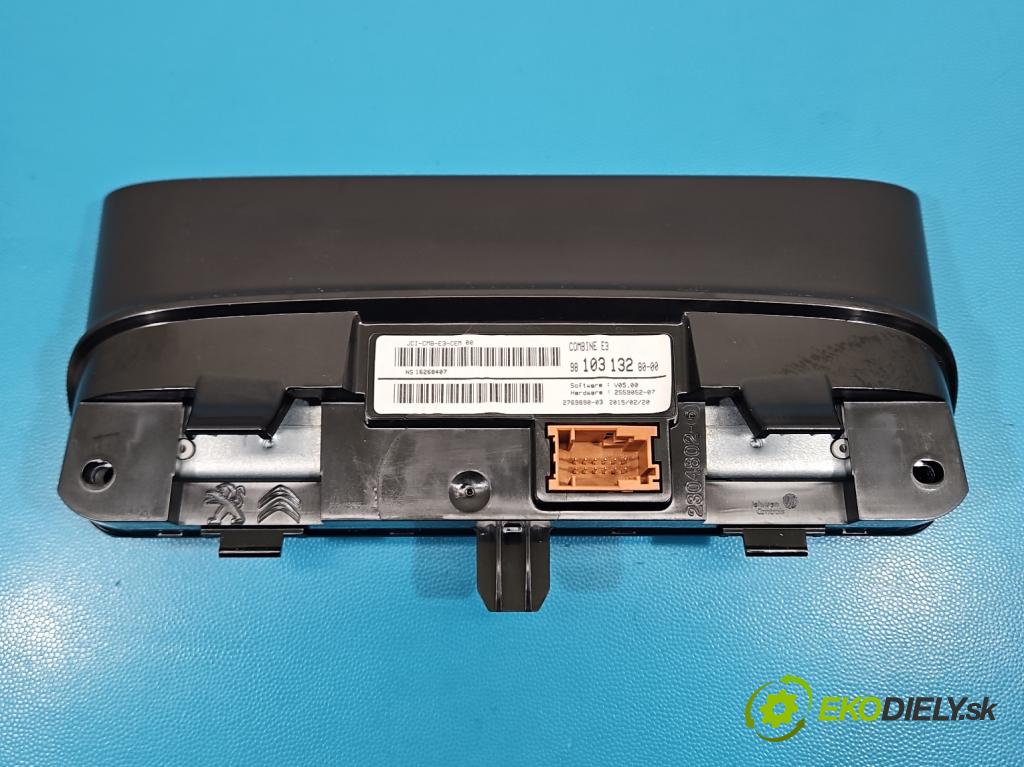 Citroen C4 Cactus 2014-2020 1.6 hdi 92 HP automatic 68 kW 1560 cm3 5- prístrojovka/ budíky 9810313280 (Prístrojová doska)