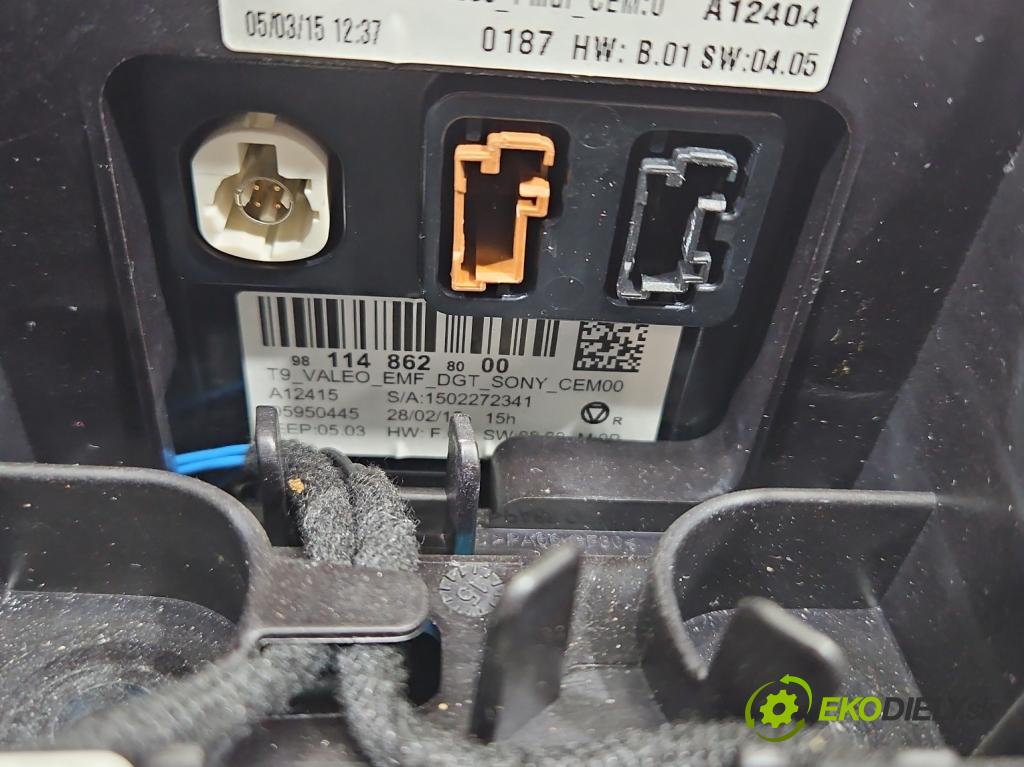 Citroen C4 Cactus 2014-2020 1.6 hdi 92 HP automatic 68 kW 1560 cm3 5- Zobrazit: 98010025ZD (Prístrojová doska)