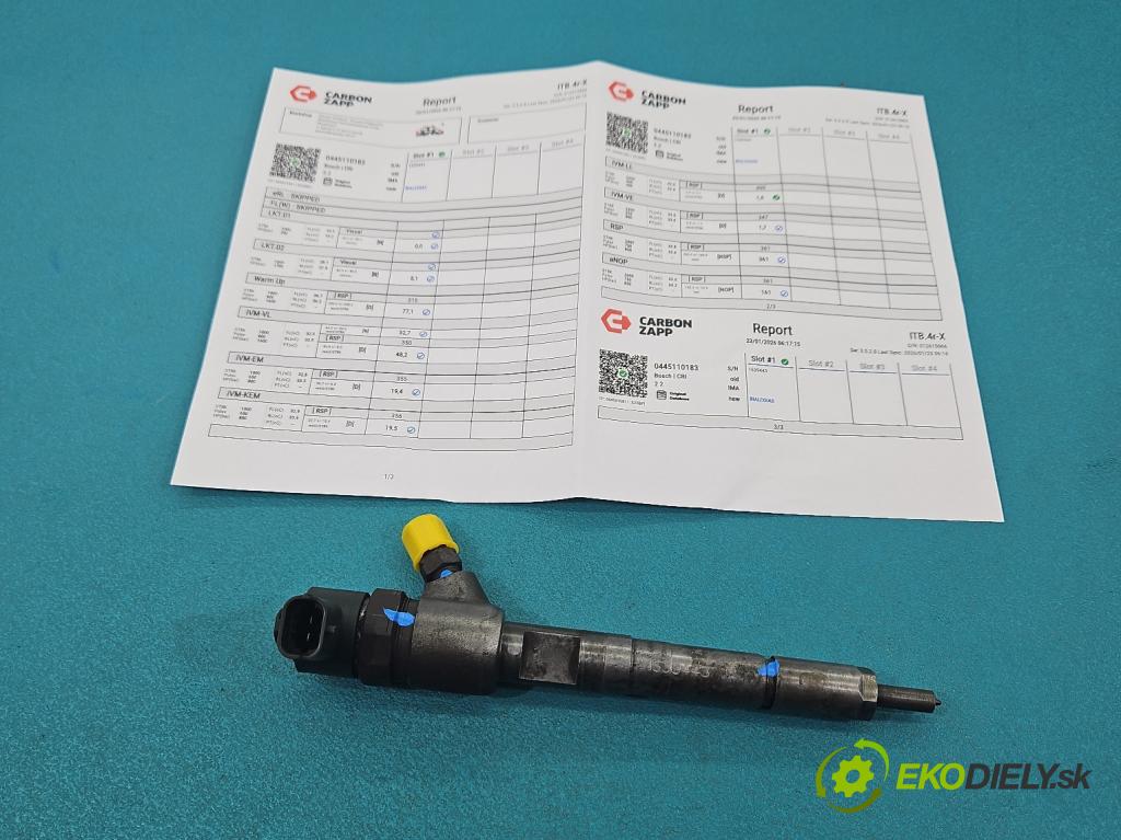 Fiat Fiorino III 2007- 1.3 jtd 75 HP manual 55 kW 1248 cm3 5- vstrek 0445110183 (Vstrekovač paliva)