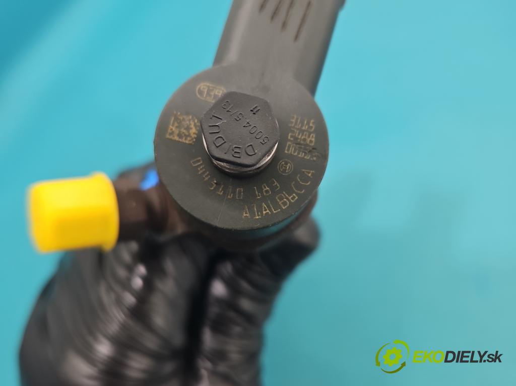 Fiat Fiorino III 2007- 1.3 jtd 75 HP manual 55 kW 1248 cm3 5- vstrek 0445110183 (Vstrekovač paliva)