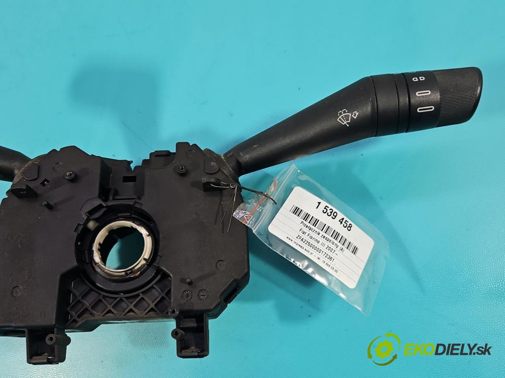 Fiat Fiorino III 2007- 1.3 jtd 75 HP manual 55 kW 1248 cm3 5- prepínač komplex: 0735460421 (Prepínacie páčky pod volantom)