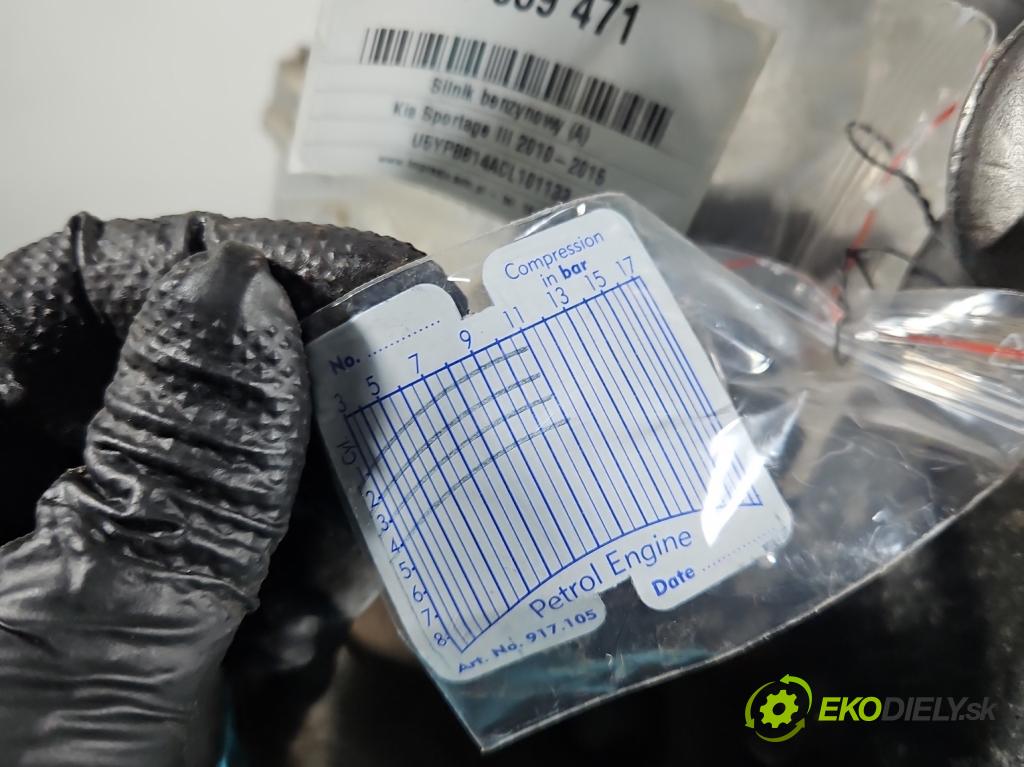 Kia Sportage III 2010-2015 1.6 GDI 135 HP manual 99 kW 1591 cm3 5- motor benzín: G4FD