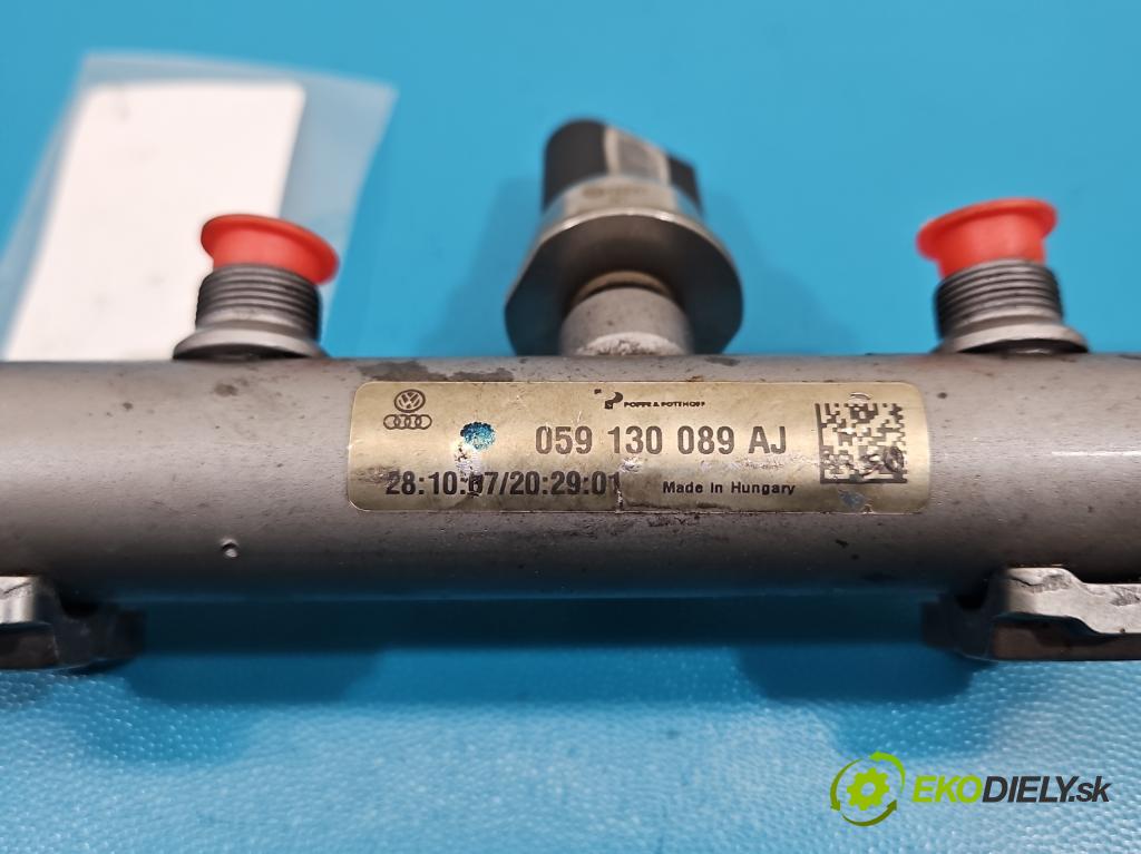 Audi A5 8T 2007-2016 3.0 tdi 239KM manual 176 kW 2967 cm3 2- lišta vstrekovacia 059130758E (Vstrekovacia lišta)