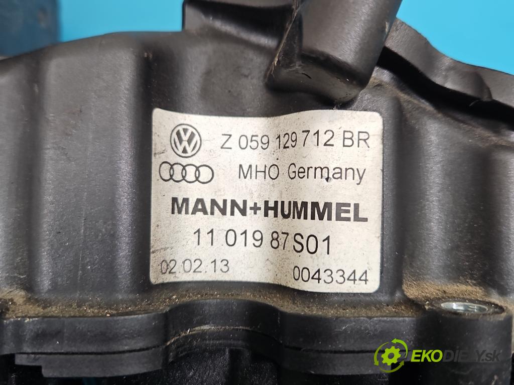 Audi A5 8T 2007-2016 3.0 tdi 239KM manual 176 kW 2967 cm3 2- zvod nasávací 059129712BR (Sacie potrubie)
