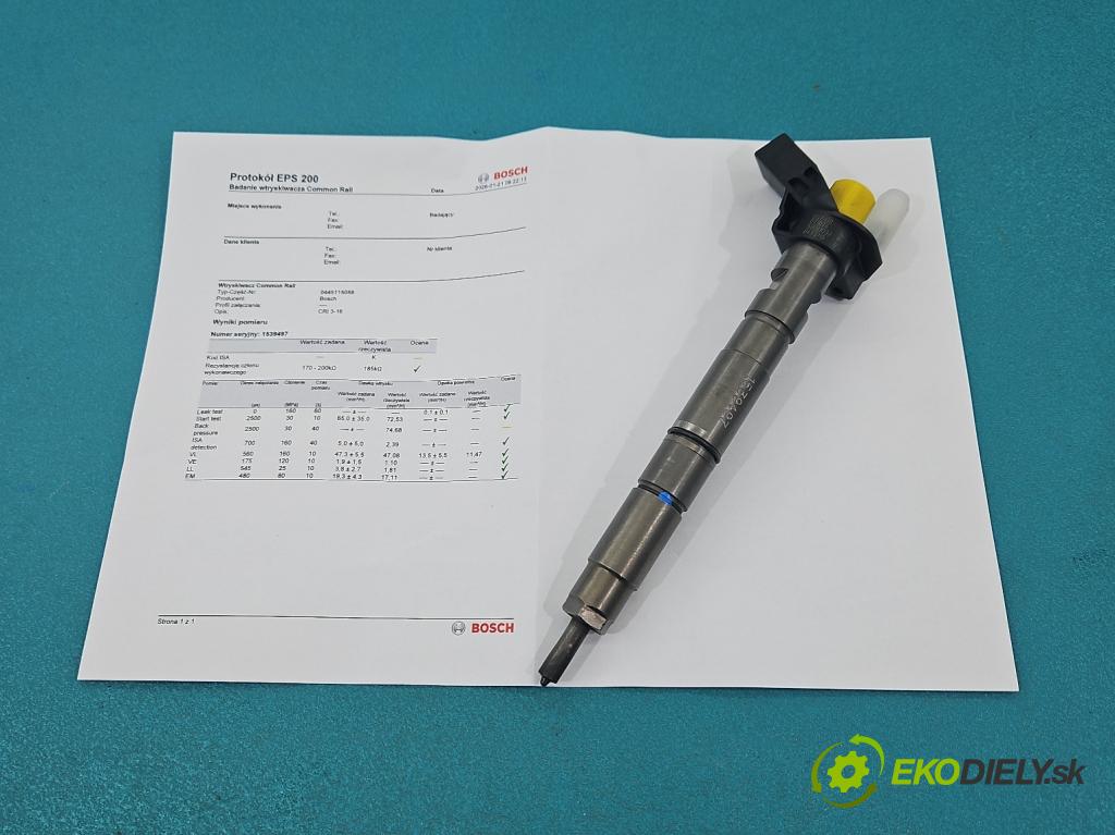 Audi A5 8T 2007-2016 3.0 tdi 239KM manual 176 kW 2967 cm3 2- vstrek 0445115058 (Vstrekovač paliva)