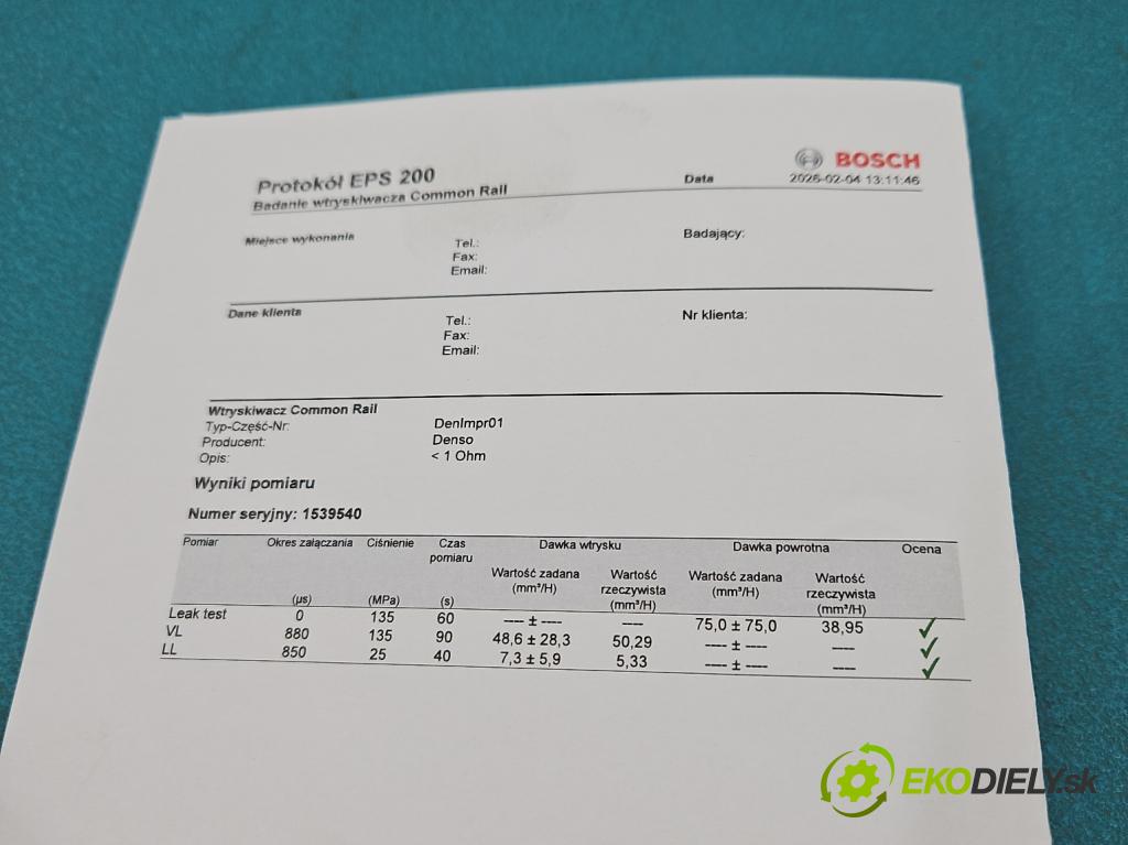 Ford Transit Mk7 2006-2013 2.2 tdci 116 HP manual 85 kW 2198 cm3 5- vstrek 6C1Q-9K546-BC (Vstrekovač paliva)