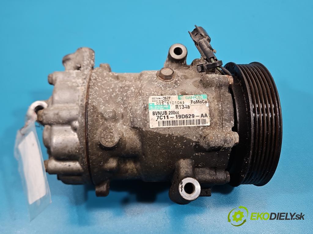 Ford Transit Mk7 2006-2013 2.2 tdci 116 HP manual 85 kW 2198 cm3 5- Kompresor: klimatizácie 7C11-19D629-AA (Kompresor klimatizácie)