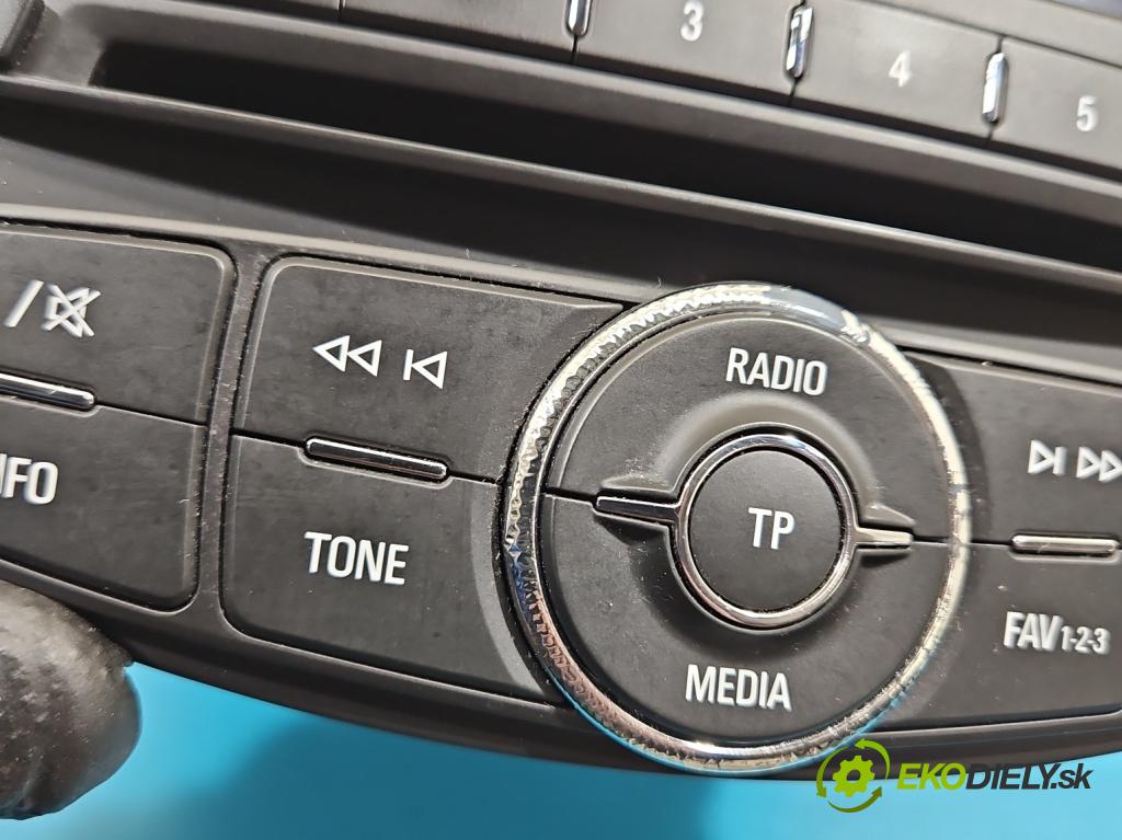 Opel Corsa E 2014-2019 1.4 16V 75 HP manual 55 kW 1398 cm3 5- Radio originál 39146279