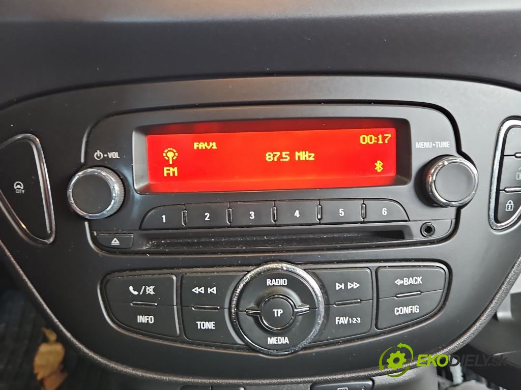 Opel Corsa E 2014-2019 1.4 16V 75 HP manual 55 kW 1398 cm3 5- Radio originál 39146279
