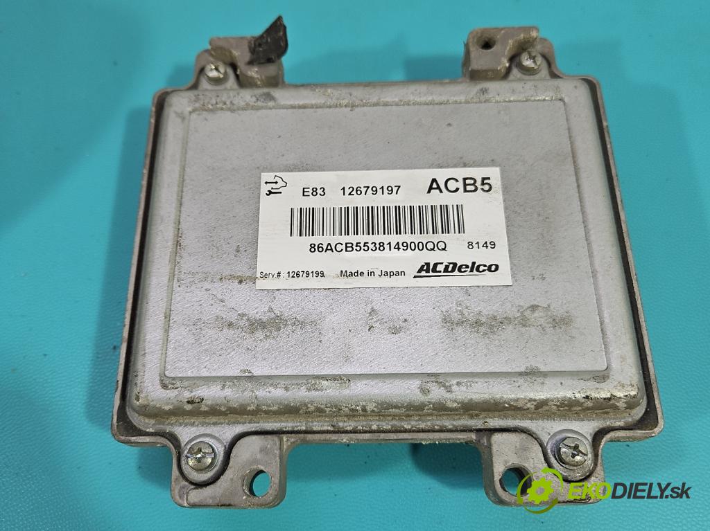 Opel Corsa E 2014-2019 1.4 16V 75 HP manual 55 kW 1398 cm3 5- riadiaca jednotka motora 12679197