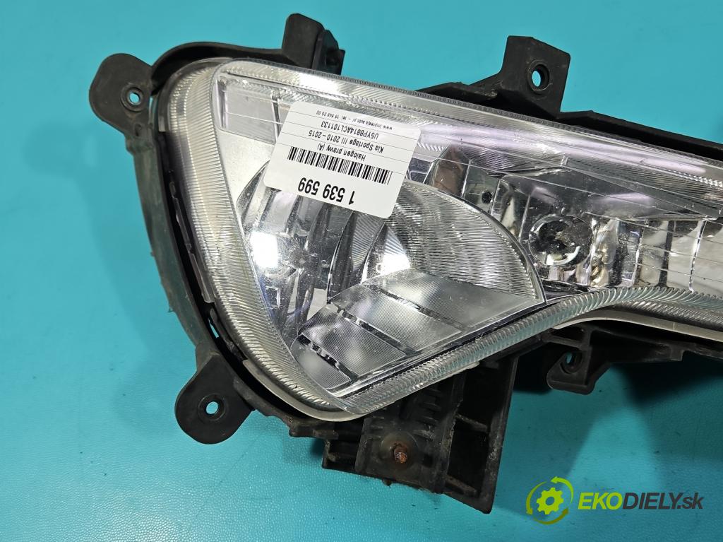 Kia Sportage III 2010-2015 1.6 GDI 135 HP manual 99 kW 1591 cm3 5- Halogen pravý 92202 (Kľučka dverí ostatné)