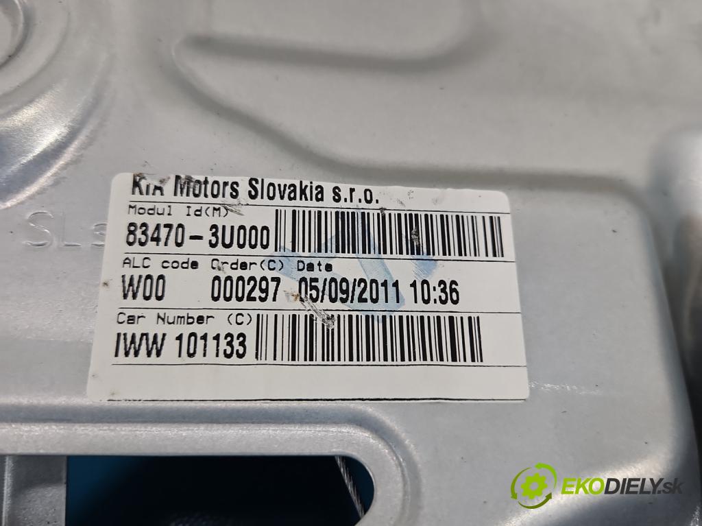 Kia Sportage III 2010-2015 1.6 GDI 135 HP manual 99 kW 1591 cm3 5- mechanizmus okna zadné ľavý 402353B
