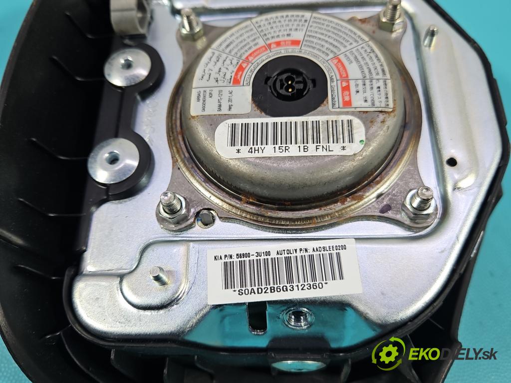 Kia Sportage III 2010-2015 1.6 GDI 135 HP manual 99 kW 1591 cm3 5- airbag vzduch: Řidiči:  (Airbag)