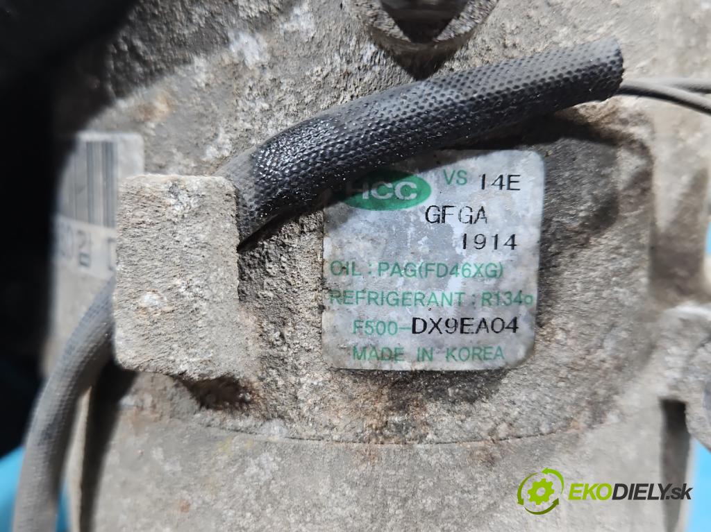 Kia Sportage III 2010-2015 1.6 GDI 135 hp manual 99 kW 1591 cm3 5- Kompresor: klíma F500-DX9EA04 (Kompresor klimatizace)