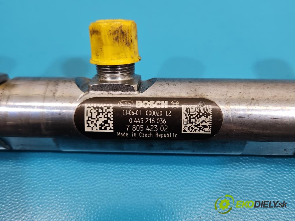 Bmw X6 E71 2007–2014 3.0d 306KM automatic 225 kW 2993 cm3 5- lišta vstrekovacia 0445216036 (Vstrekovacia lišta)