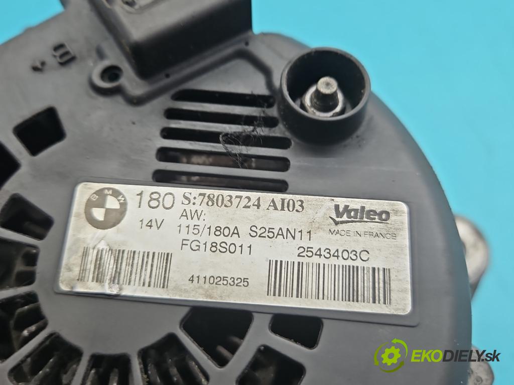 Bmw X6 E71 2007–2014 3.0d 306KM automatic 225 kW 2993 cm3 5- Alternator 7803724AI03 (Alternátor)