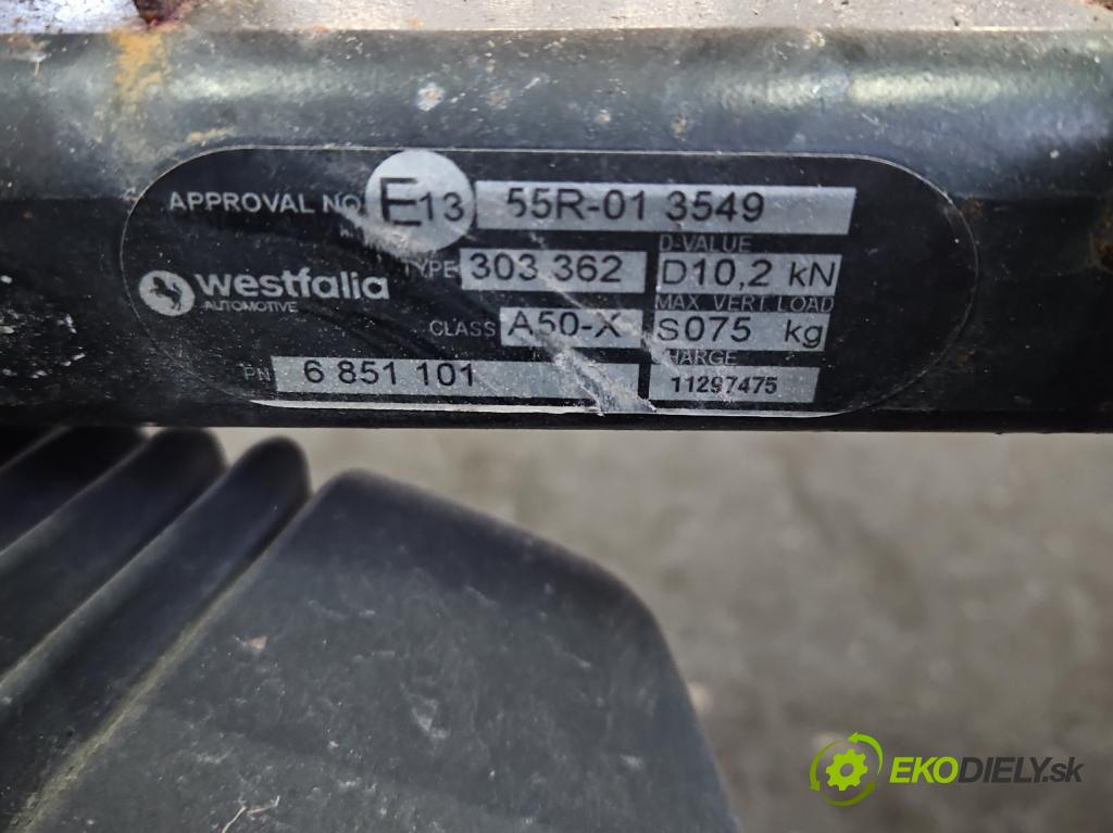 Bmw 3 F34 2013-2020 2.0d 190 hp automatic 140 kW 1999 cm3 5- oko tažné 6851101 (Tažné zařízení)