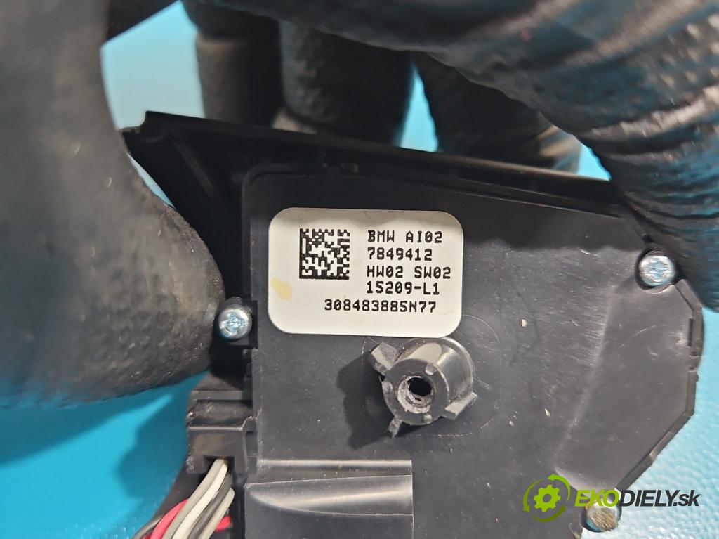 Bmw 3 F34 2013-2020 2.0d 190 HP automatic 140 kW 1999 cm3 5- prepínač multifunkční: řízení: 7849412 (Prepínacie páčky pod volantom)