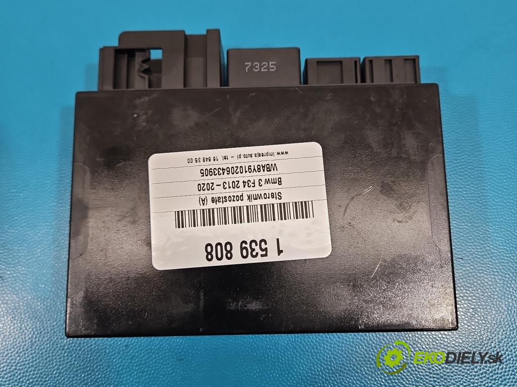 Bmw 3 F34 2013-2020 2.0d 190 HP automatic 140 kW 1999 cm3 5- riadiaca jednotka ostatné 6872319-01