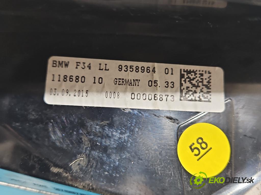 Bmw 3 F34 2013-2020 2.0d 190 HP automatic 140 kW 1999 cm3 5- Zobrazit: 9358964 (Prístrojová doska)