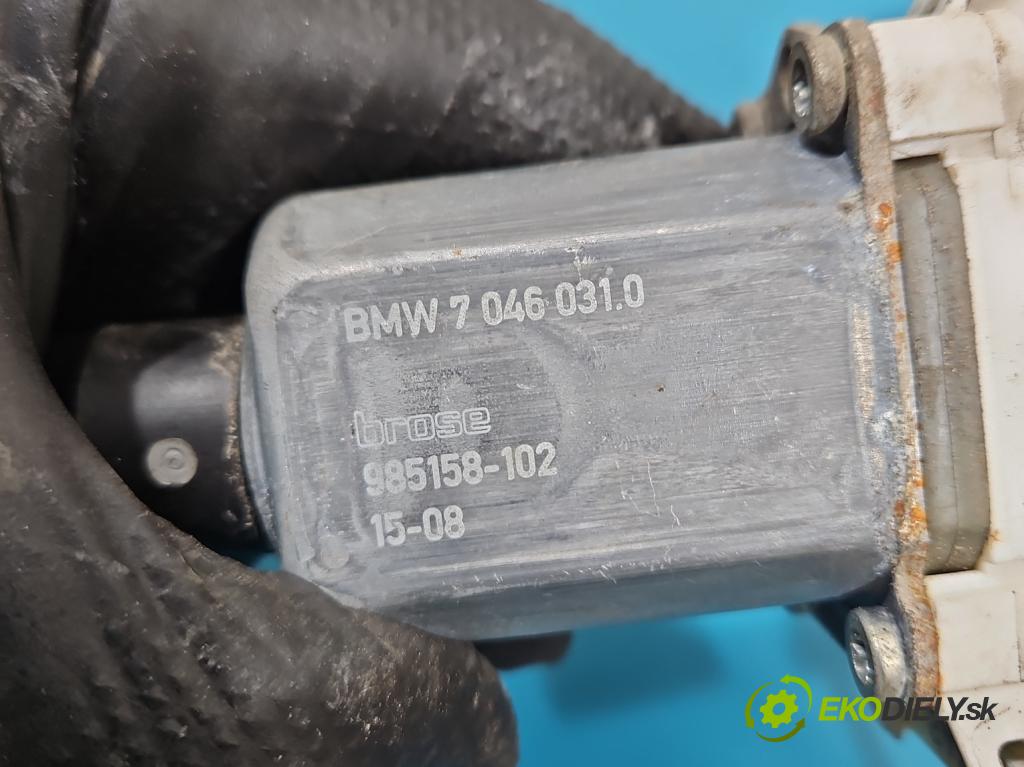 Bmw 3 F34 2013-2020 2.0d 190 HP automatic 140 kW 1999 cm3 5- mechanizmus okna predné ľavý 7291425
