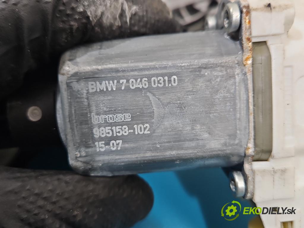 Bmw 3 F34 2013-2020 2.0d 190 HP automatic 140 kW 1999 cm3 5- mechanizmus okna zadné ľavý 7046031