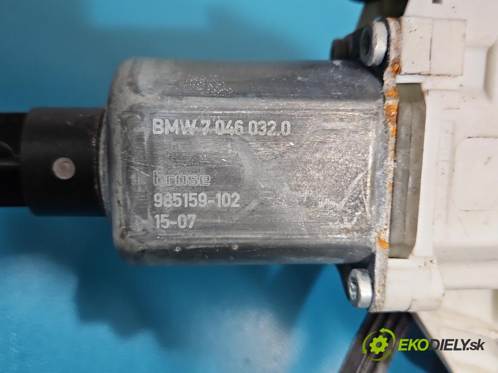 Bmw 3 F34 2013-2020 2.0d 190 HP automatic 140 kW 1999 cm3 5- mechanizmus okna zadné pravý 7046032
