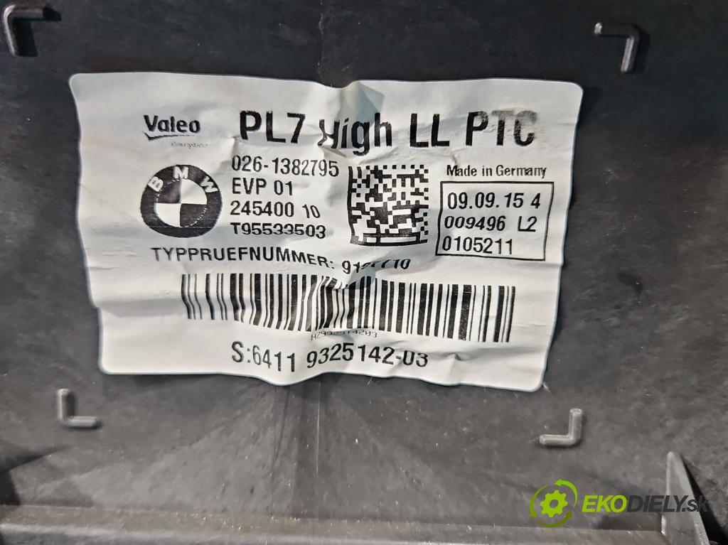 Bmw 3 F34 2013-2020 2.0d 190 hp automatic 140 kW 1999 cm3 5- radiátor 24540010 (Radiátor topení)